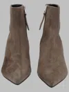 Aeyde Leather Ankle Boots In Brown