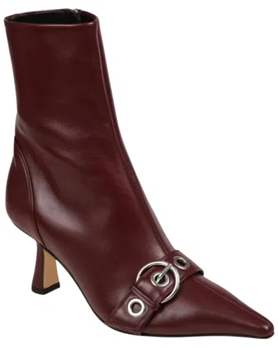 Aeyde Halima Leather Boots In Brown
