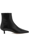 Aeyde Harriet Pointed Ankle Boots In Black
