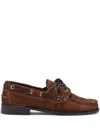 Aeyde Harris Lace-up Suede Loafers