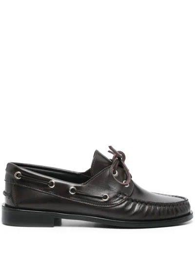 Aeyde Harris Loafers In Brown