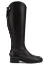 Aeyde Zip-detailng Leather Boots In Black