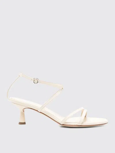 AEYDE HEELED SANDALS AEYDE WOMAN COLOR CREAM,G86509078