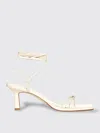 AEYDE HEELED SANDALS AEYDE WOMAN COLOR YELLOW CREAM,F56595090