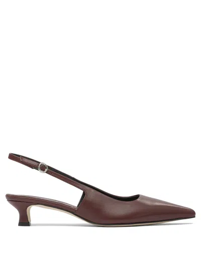 Aeyde Heeled Shoes Bordeaux In Red