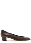 Aeyde Helia 35 Leather Pumps In Brown
