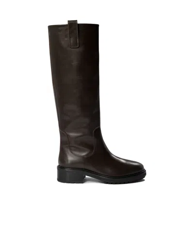 Aeyde Henry's Knee-high Boots In Black