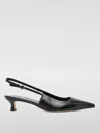 Aeyde Catrina Leather Kitten-heel Slingback Pumps In Black