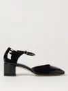 Aeyde Black Magda Leather Mary-jane Heels In Schwarz