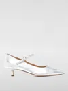 Aeyde 45mm Leather Pumps In White