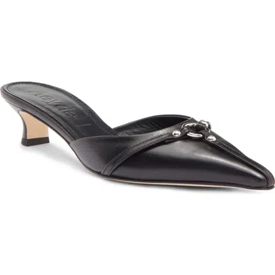 Aeyde Iita Pointed Toe Mule In Black