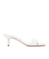 Aeyde Ilvy Leather Mules In White