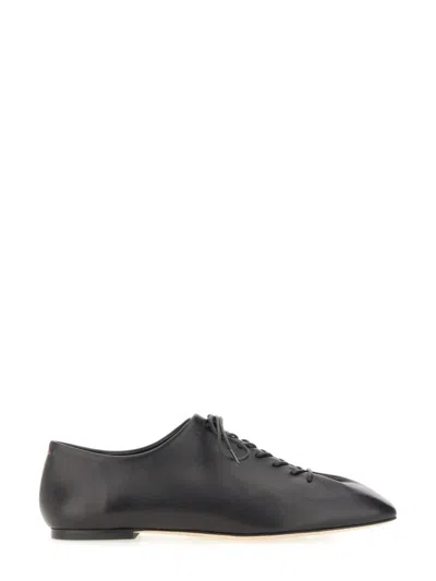 Aeyde Isla" Black Lace-up Shoe