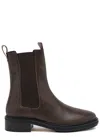 Aeyde Jack Leather Chelsea Boots In Brown