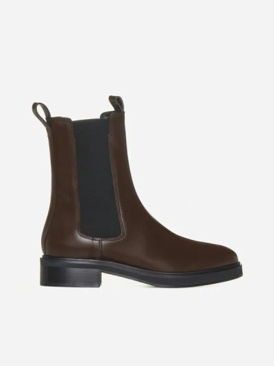 AEYDE JACK LEATHER CHELSEA BOOTS