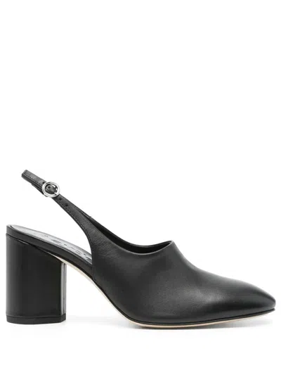 Aeyde Women's Jamila Nappa Leather Sandal In Black