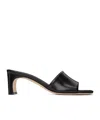 Aeyde Jeanie 55mm Leather Mules In Black