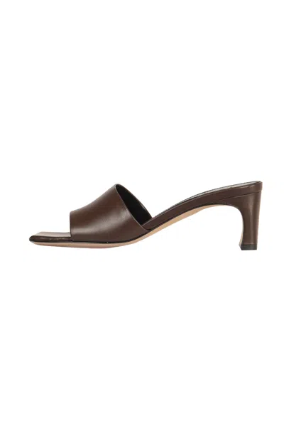 Aeyde Jeanie Sandals In Brown