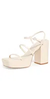 AEYDE KATALIN NAPPA LEATHER SANDALS CREAMY
