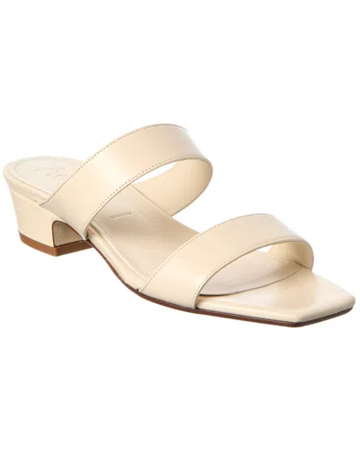 Aeyde Kemi Leather Sandal In Neutral