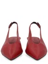 Aeyde Kitten Heel In Red