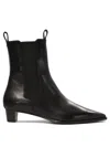 Aeyde Kiwi Ankle Boots Black In Black