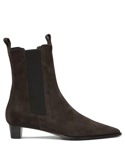 Aeyde Kiwi Ankle Boots Brown