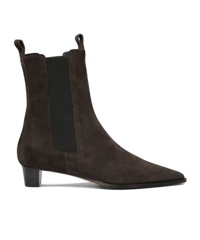 Aeyde Kiwi Short Boots In Black