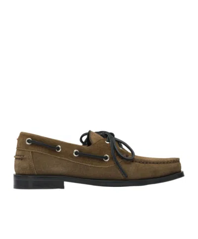 Aeyde Lace-up Business Casual Shoes In Brown