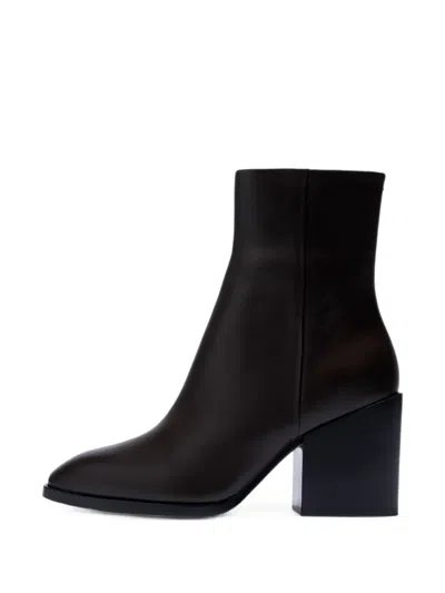 Aeyde Leandra Block-heel Ankle Boots In Black