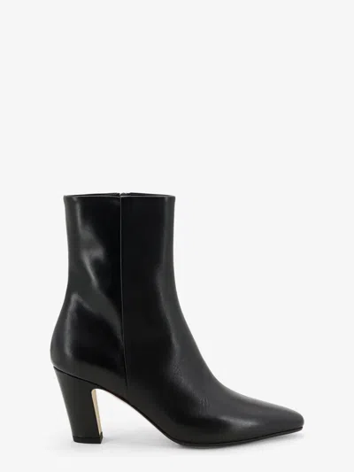 Aeyde Leather Ankle Boots In Black