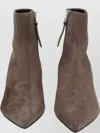 Aeyde Leather Ankle Boots In Brown