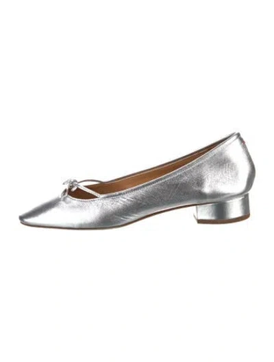 Pre-owned Aeyde Leather Ballet Flats