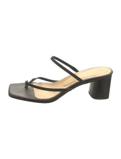 Pre-owned Aeyde Leather In Black