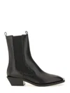 Aeyde Elegant Leather Ankle Boots For Women In Black