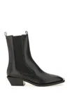 Aeyde Elegant Leather Ankle Boots For Women In Black