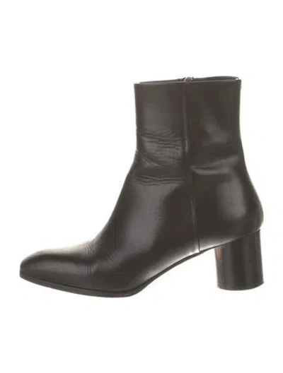 Pre-owned Aeyde Leather Boots In Black