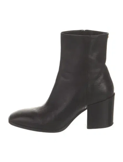 Pre-owned Aeyde Leather Boots In Black