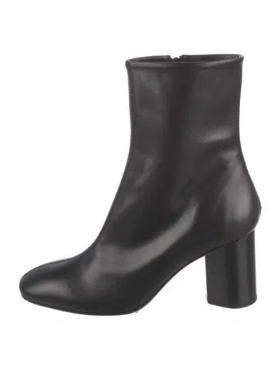 Pre-owned Aeyde Leather Boots In Black