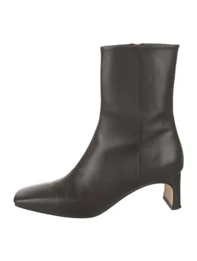 Pre-owned Aeyde Leather Boots In Brown
