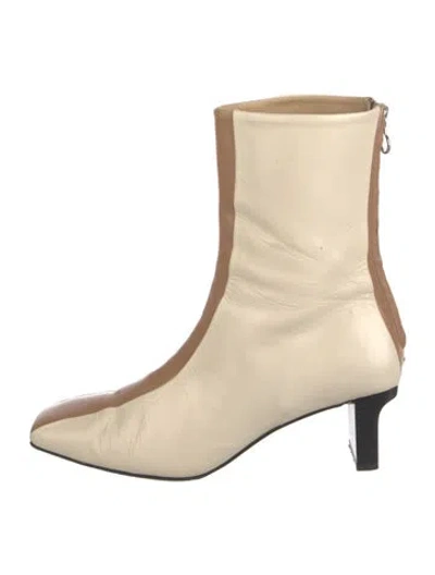 Pre-owned Aeyde Leather Boots In Brown