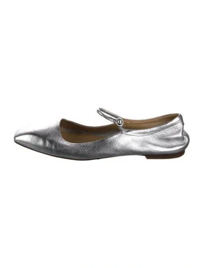 Pre-owned Aeyde Leather Mary Jane Flats