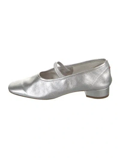 Pre-owned Aeyde Leather Mary Jane Flats