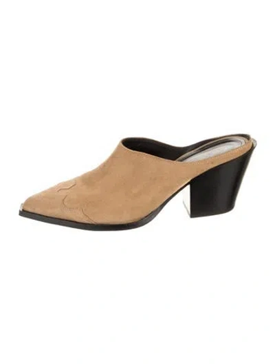 Pre-owned Aeyde Leather Mules