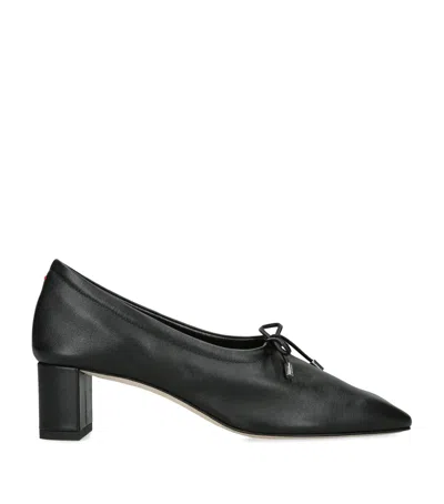 Aeyde Leather Narissa Pumps 45 In Black