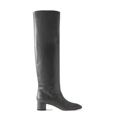 Aeyde Leather Over-the-knee Boots In Multi