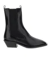 Aeyde Elegant Leather Ankle Boots For Women In Black
