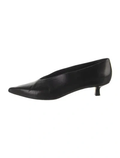 Pre-owned Aeyde Leather Pumps In Black