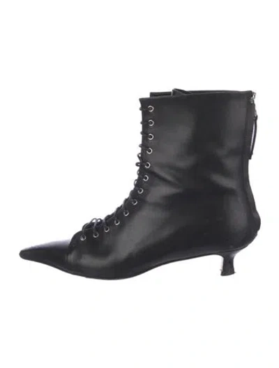 Pre-owned Aeyde Leather Pumps In Black