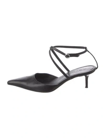 Pre-owned Aeyde Leather Pumps In Black